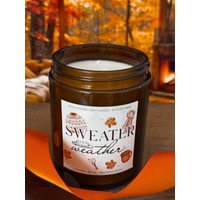 Sweater Weather Duftkerze Herbstkerze Im Braunglas Sweater Weather Duftkerze Herbstkerze Im Braunglas von magicplanetde
