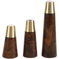 4 Stück Holzbeine Mit Eisenblech, Möbelbeine Holz Sofabeine Ersatzbeine Für Sessel, Schrank, Couch, Kommode | 4Er Set von MissLilySister