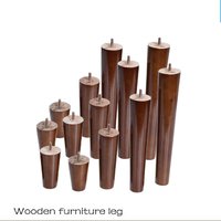 4 Stück Nussbaum Holz Möbelbeine Mit Schraube （2''-12''）, Möbelbein Sofabeine Ersatzbeine Für Sessel, Schrank, Couch, Dressert von MissLilySister
