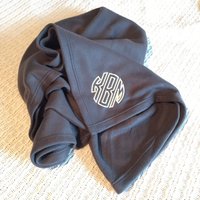Personalisierte Fleece-Decke - Monogramm von MissMarisasMonograms