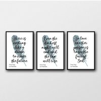 3Er Set Les Miserables Zitate - Ungerahmte Victor Hugo Prints Ideales Geschenk Für Fan von MissPicklePrints