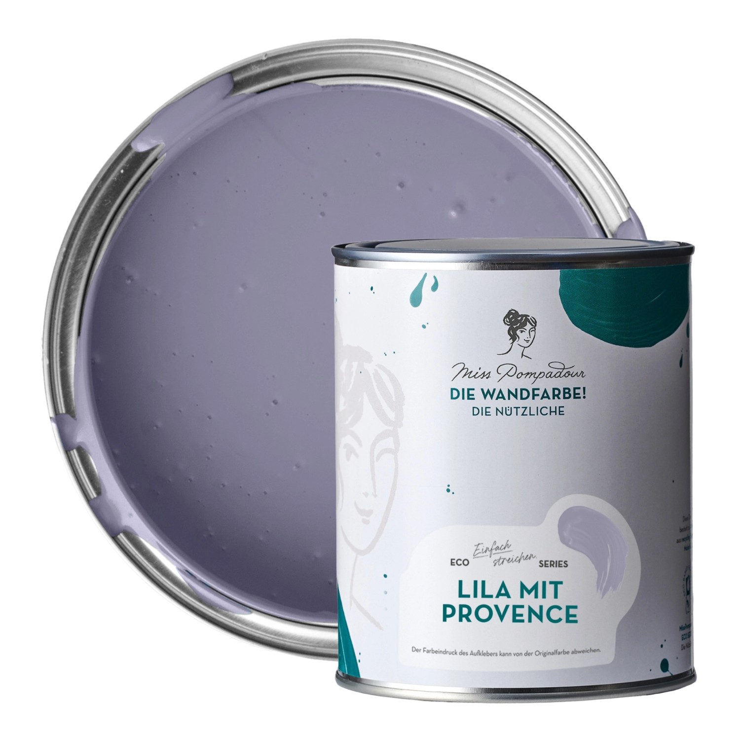 MissPompadour Abwaschbare Wandfarbe Lila mit Provence 1L Hochdeckend Scheuerbeständig MissPompadour Abwaschbare Wandfarbe Lila mit Provence 1L Hochdeckend Scheuerbeständig von MissPompadour