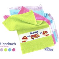 Handtuch Feuerwehr | 834 Name Klein Groß Kinderhandtuch Motivhandtuch Geburtsgeschenk Geschenk Zur Taufe Einschulung Kindergartenstart von MissRompy