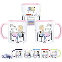 Missrompy | | 765 Nähmachine Namen Tasse Stoffe Geburtstagsgeschenk Namentasse Nähmaschine Nadel Faden Maßband Schere Keramiktasse Mit Namen von MissRompy
