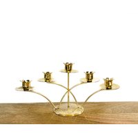 Vintage Candelabra | Abgestufter Messing Kerzenhalter Tisch-Mittelstück Wohndekoration von MissSarahBelle