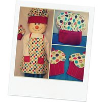 Childrens Vintage Schürze 4 Stück Set von MissSewanSew