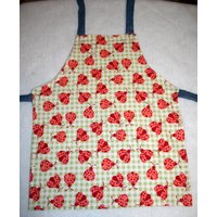 Schürze Marienkäfer Mit Jeansstoff - Kinderschürze von MissSewanSew