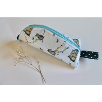 Kosmetiktäschchen, Schlafsack Mäppchen, Etui, Schlampermäppchen, Etui Für Häkel, -stricknadeln, Daniela Drescher Mausesommer, Geschenkidee von MissSophiesLaedchen