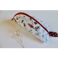 Kosmetiktäschchen, Schlafsackmäppchen, Schlampermäppchen, Etui Für Strick, - Häkelnadeln, Daniela Drescher Pippa Und Pelle Schneewiese von MissSophiesLaedchen