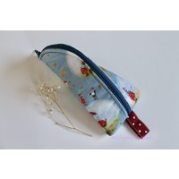Kosmetiktäschen, Etui, Schlampermäppchen, Schlafsack Mäppchen , Daniela Drescher Pippa Und Pelle Brausewind, Stricknadeletui von MissSophiesLaedchen