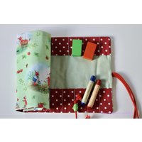 Rollmäppchen Stiftemäppchen Etui Federmäppchen Wunschname Personalisierbar Pippa Und Pelle Sommerovale Daniela Drescher Waldorfschule von MissSophiesLaedchen