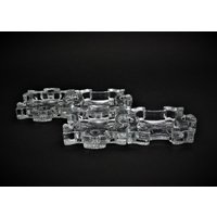 Vintage Kerzenständer-Set Puzzle 70Er Jahre Kerzenhalter von MissTellGeschenke