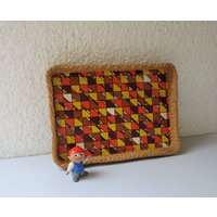Vintage Tablett Serviertablett Korbtablett 70Er Jahre Orange Vintage Tablett Serviertablett Korbtablett 70Er Jahre Orange von MissTellGeschenke