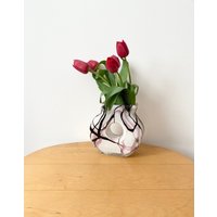 Glasbeutelvase, Blumenvase von MissVintageBox