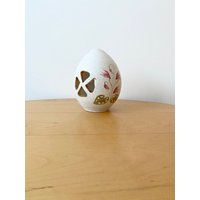 Handbemalte Keramik Kerzenhalter, Teelichthalter von MissVintageBox