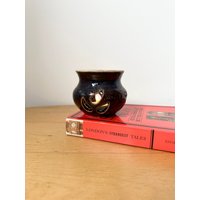 Handgemachte Keramik Kerzenhalter, Teelichthalter, Braune von MissVintageBox