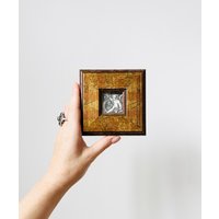 Miniatur Gerahmter Cherub Druck, Kleiner Engel Druck Miniatur Gerahmter Cherub Druck, Kleiner Engel Druck von MissVintageBox