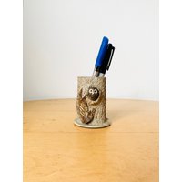 Miniatur Keramik Knospe Vase, Stifthalter, Studio Schreibtisch Dekor von MissVintageBox