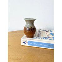 Miniatur Keramik Vase, Handgefertigte Natürliche Wohnkultur von MissVintageBox