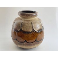 Midcentury Fat Lava Kugelvase Scheurich 284-19 West Germany Midcentury Fat Lava Kugelvase Scheurich 284-19 West Germany von MissVintageGermany