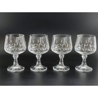 Vintage 4 Geschliffene Likör - Portwein, Cognacgläser, 60Er Jahre Vintage 4 Geschliffene Likör - Portwein, Cognacgläser, 60Er Jahre von MissVintageGermany