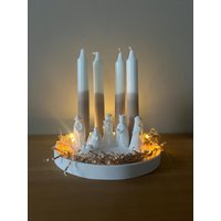 Adventskranz - Weihnachtskrippe Weihnachtsdeko von MissWildhorse