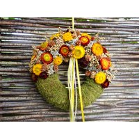 Türkranz Herbst Türkränze Herbstlich Türdekoration Strohblumen Trockenblumen Kränze Rustikal Herbstkranz Herbstkränze Deko Kranz Türkranz Herbst Türkränze Herbstlich Türdekoration Strohblumen Trockenblumen Kränze Rustikal Herbstkranz Herbstkränze Deko Kranz von Missbellflowerblume