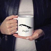 Kuba Becher Reisekarte Heimatstadt Bewegengeschenk von MissionMint