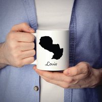 Paraguay Becher Reisekarte Heimatstadt Bewegengeschenk von MissionMint
