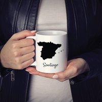 Spanien Becher Reisekarte Heimatstadt Bewegengeschenk von MissionMint