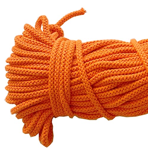 Mississhop Kordel 8 mm I 50 m 100% Baumwolle Baumwollkordel Seile Orange Ø 8mm Mississhop Kordel 8 mm I 50 m 100% Baumwolle Baumwollkordel Seile Orange Ø 8mm von Mississhop