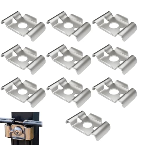 10 Stück Zaundrahtklemmen Edelstahl Drahtklemmen Kabelschellen Metall Zaundrahtklemmen Landwirtschaft Zaune Befestigungs Clip Drahtklammern Befestigungsklammern Mit Schrauben 10 Stück Zaundrahtklemmen Edelstahl Drahtklemmen Kabelschellen Metall Zaundrahtklemmen Landwirtschaft Zaune Befestigungs Clip Drahtklammern Befestigungsklammern Mit Schrauben von Missmisq