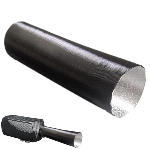Auto Heizung Rohr Kanal Heizungskanal Rohr Auto Aluminiumfolie Rohrschlauch Auto Heizung Warmluftauslass Entlüftungsschlauch Klimaanlage Abgasschlauch Einlass Auslassrohr Warmluftauslass Abgasschlauch von Missmisq