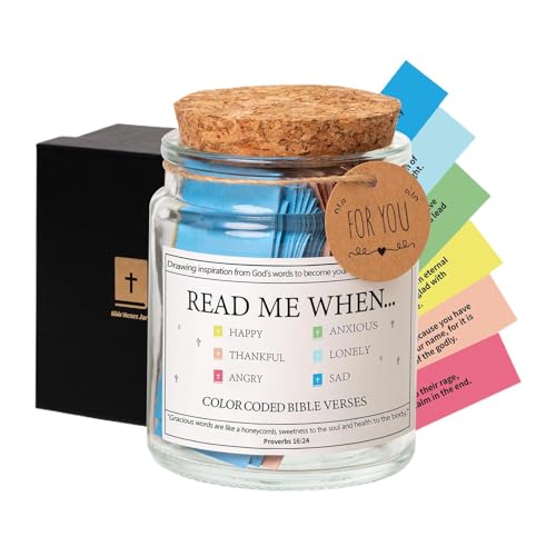 Bibel Verse Jar Bibelverse Für Emotionen Und Gefühle Farbiges Bibelverse Glas Bibelverskarten Einzigartige Gebetskarten Zum Aufheitern Read Me When Bibelversen Glas Christliche Bibelgeschenke Bibel Verse Jar Bibelverse Für Emotionen Und Gefühle Farbiges Bibelverse Glas Bibelverskarten Einzigartige Gebetskarten Zum Aufheitern Read Me When Bibelversen Glas Christliche Bibelgeschenke von Missmisq