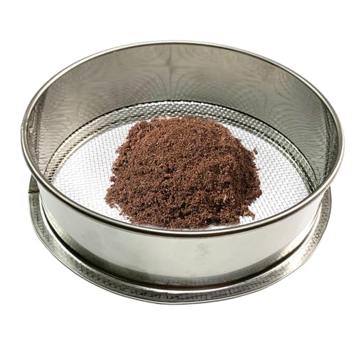 Gartensieb Aus Edelstahl Witterungsbeständig Sieb Erdsieb Für Saatgut, Erde, Kompost, Steine, Kompostsieb Aus Edelstahl Erdsieb Sandsieb Kompostsieb Sieb Für Garten, Erde, Sand von Missmisq