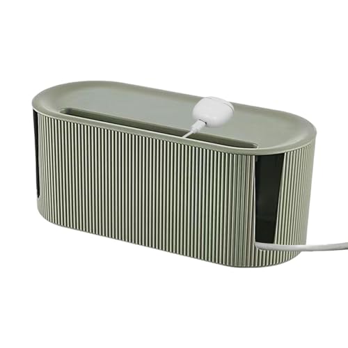 Kabel Organizer Box Mit Deckel Kunststoff Kabelbox Überspannungsschutz Kabelmanagement Box Für Kabelführung Steckdosenleiste Multifunktional Kabel Aufbewahrungsbox Zum Verstecken Von Kabel von Missmisq
