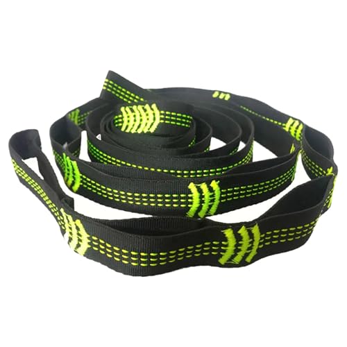 Missmisq 280CM Hängematte Befestigungs Seil Für Hängematte Hängematten Aufhängung Gurte Für Camping Outdoor Länge Hängemattenbaum Aufhängeriemen Hängematte Gurt Schaukel Befestigung Für Camping von Missmisq