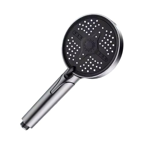 Missmisq Duschkopf Mit Handbrause,Handheld Duschkopf Starker Druck - 5 Strahlarten Badezimmer Zubehör Für Haushalt Wohnung Hotel Wohnheim Waschen Baden Haustiere Reinigung Kinder Erwachsene von Missmisq