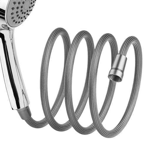Missmisq Duschschlauch Verlängerung Abnehmbar | Handbrause Schlauch - Verlängerungsdüse Mit Geflecht Für Badezimmer Badewanne Küchenspüle Außenbereich Missmisq Duschschlauch Verlängerung Abnehmbar | Handbrause Schlauch - Verlängerungsdüse Mit Geflecht Für Badezimmer Badewanne Küchenspüle Außenbereich von Missmisq