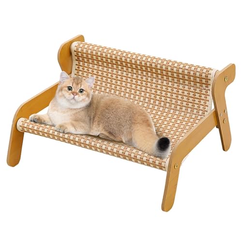 Missmisq Katzenkratzbett | Kratzcouch Sofa - Gemütliches Kratzbrett Mehrzweck Möbelschützer Bewegungsspielzeug für gelangweilte Katzen von Missmisq
