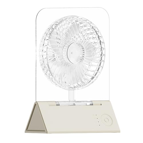 Missmisq Leiser Ventilator, Klappbarer Persönlicher Tischventilator, Wiederaufladbarer Luftkühler Mit 4 Geschwindigkeitsstufen Für Zuhause Reisen Camping von Missmisq