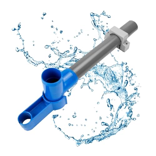 Missmisq Oberirdischer Pool-Skimmer, Pool-Skimmer-Netzhalterungsset - Befestigungsmaterial für Pool-Skimming-Netz - Halterung für Laubskimmer-Schwimmbadnetz (im Lieferumfang enthalten: Clip, PVC-Rohr von Missmisq