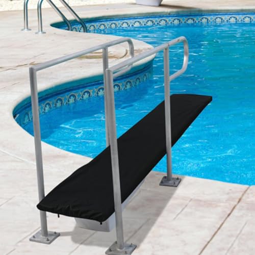 Missmisq Pool Sprungbrett Winterabdeckung | Faltbarer Sonnenschutz UV Hülle | Isolierte Schutzabdeckung Für Schwimmbad Outdoor Sommer Kinder Freizeit Winter Männer Frauen von Missmisq
