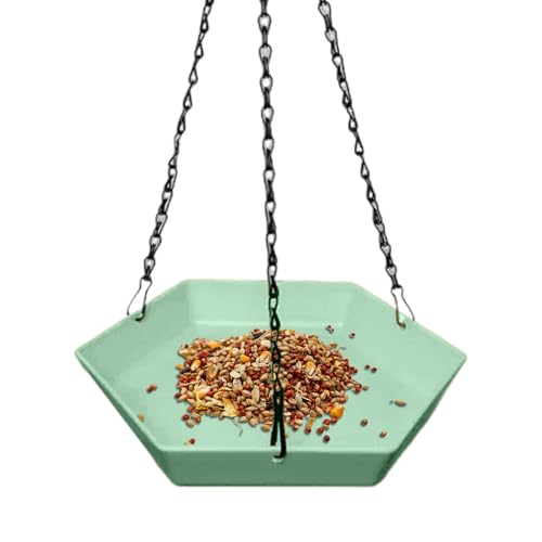 Missmisq Vogelbad Für Den Außenbereich | Polygonale Vogelfutterstelle Für Draußen - Garten Deko Aufhängbare Wasserschale Für Vogelliebhaber Familie Fenster Balkon Terrasse Garten Sitzplatz Park Missmisq Vogelbad Für Den Außenbereich | Polygonale Vogelfutterstelle Für Draußen - Garten Deko Aufhängbare Wasserschale Für Vogelliebhaber Familie Fenster Balkon Terrasse Garten Sitzplatz Park von Missmisq