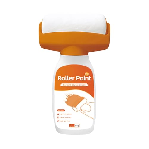 Missmisq Wandreparatur-Rollerfarbe - 2-in-1 Farbroller Für Retuschen 500g | Tragbar Für Heimwerken Türen Möbel Holzarbeiten Badezimmer Küche Innenbereich - Optimiert Für Renovierung Und Bauprojekte Missmisq Wandreparatur-Rollerfarbe - 2-in-1 Farbroller Für Retuschen 500g | Tragbar Für Heimwerken Türen Möbel Holzarbeiten Badezimmer Küche Innenbereich - Optimiert Für Renovierung Und Bauprojekte von Missmisq