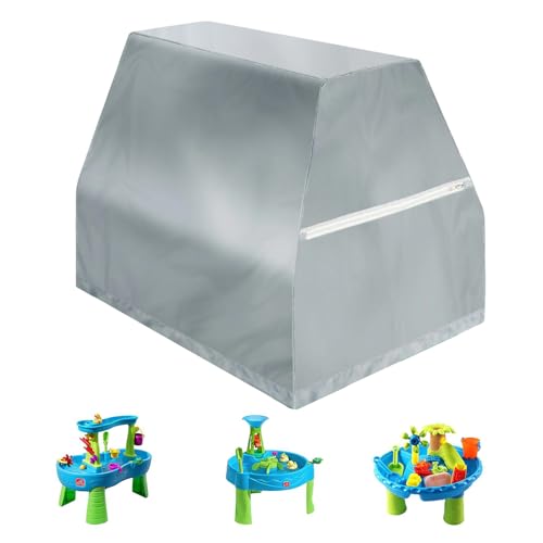 Missmisq Wasserspielplatz-Abdeckung, Schutzplane Für Tische, Staubdicht & Wasserdicht Kinder Garten Terrasse von Missmisq