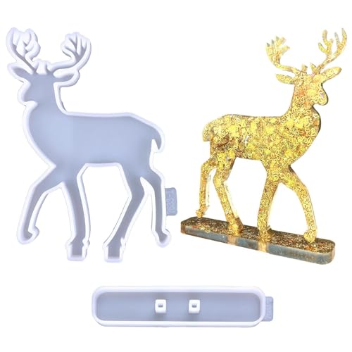 Missmisq Weihnachts Harz Formen | Hirsch Form | Rentier Design Mit Basis Süße Deko Für Süßigkeiten Schokolade Tisch Missmisq Weihnachts Harz Formen | Hirsch Form | Rentier Design Mit Basis Süße Deko Für Süßigkeiten Schokolade Tisch von Missmisq