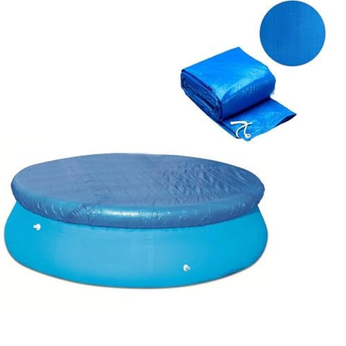 Rund Poolabdeckung 183 cm Runde Poolabdeckung Für Oberirdische Pools wasserdichte Poolabdeckplane Mit Gummizug Staubdicht Schwimmbadabdeckung Für Aufblasbare Pools, Planschbecken von Missmisq