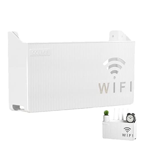 WiFi Router Aufbewahrungsbox Wand WLAN Router Regals Wandmontage Kabel Organizer Box Wandmontage Kabel Organizer Box Wandbehänge TV Kabel Verstecken Box Wandmontage Router Box Verstecken Für Zuhause von Missmisq
