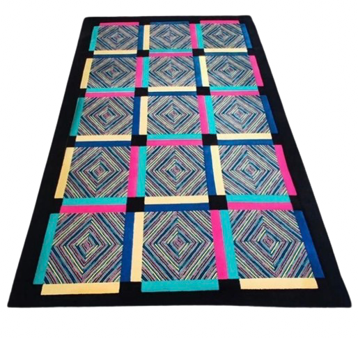 Geometrischer Teppich im 90er Stil, Missoni von Missoni